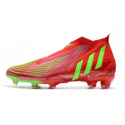 Adidas Predator Edge High FG Green Red Football Boots 