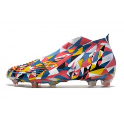 Adidas Predator Edge High FG Orange Blue Football Boots 