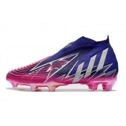 Adidas Predator Edge High FG Peach Blue Silver Football Boots 