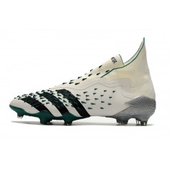 Adidas Predator Freak .1 High FG Beige Black Green Football Boots 