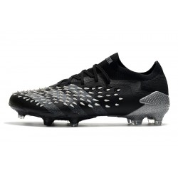 Adidas Predator Freak .1 Low FG Black White Football Boots 