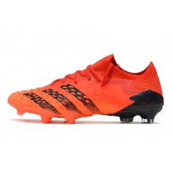 Adidas Predator Freak .1 Low FG Orange Black Football Boots 