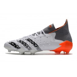 Adidas Predator Freak.1 FG White Orange Silver Black Low Football Boots 