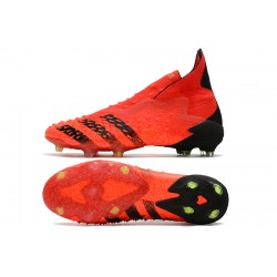 Adidas Predator Freak .1 High FG Black Red Football Boots 