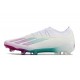 Adidas X 23 Crazyfast.1 FG  Football Boots Beige White Purple For Men 