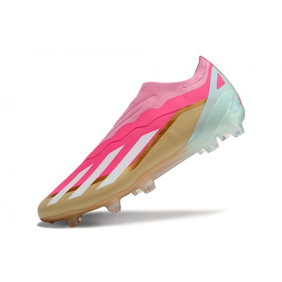 Adidas X CRAZYFAST.1 FG Pink Gold Men's Football Boots