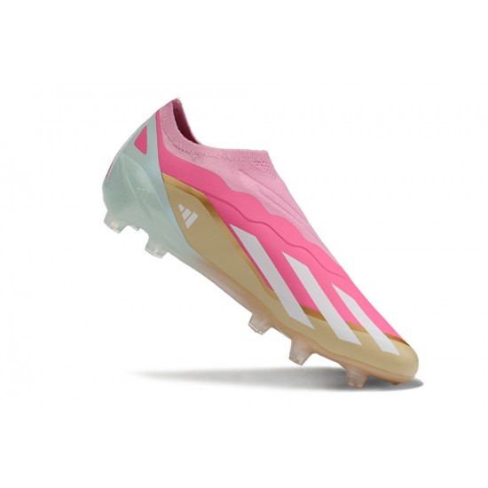 Adidas X CRAZYFAST.1 FG Pink Gold Men's Football Boots