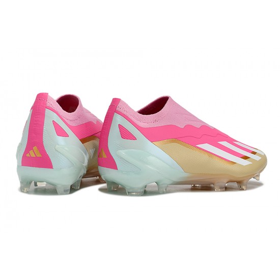 Adidas X CRAZYFAST.1 FG Pink Gold Men's Football Boots