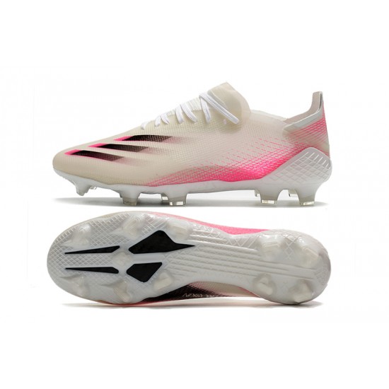 adidas x ghosted pink and white