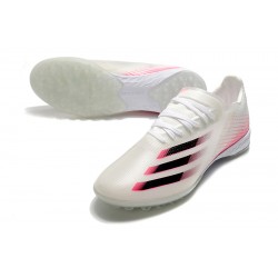 Adidas X Ghosted 1 TF Beige Black Pink Football Boots