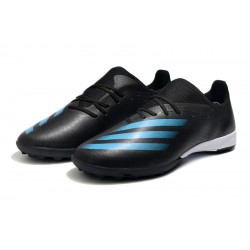 Adidas X Ghosted 3 TF Black Blue Football Boots