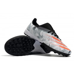 Adidas X Ghosted 3 TF White Black Orange Football Boots