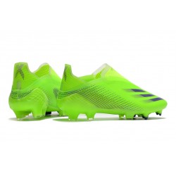 Adidas X Ghosted FG Mens Green Black Football Boots