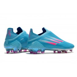 Adidas X Speedflow FG Low Blue Pink Silver Men Football Boots