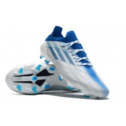 Adidas X Speedflow FG Low White Blue Men Football Boots