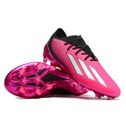 Adidas X Speedportal .1 2022 World Cup Boots FG Low Black Pink Men Football Boots