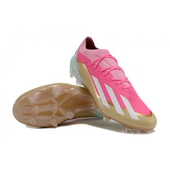 Adidas X Speedportal.1 FG Pink Gold Men's Football Boots