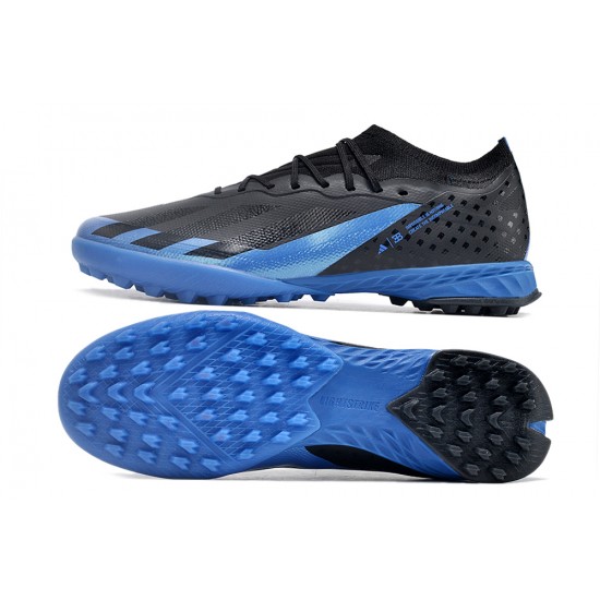 Adidas X Speedportal.1 TF Black Blue Men's Football Boots