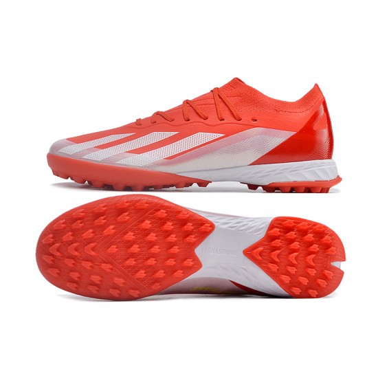 Adidas X Speedportal.1 TF Red and White Men's Football Boots