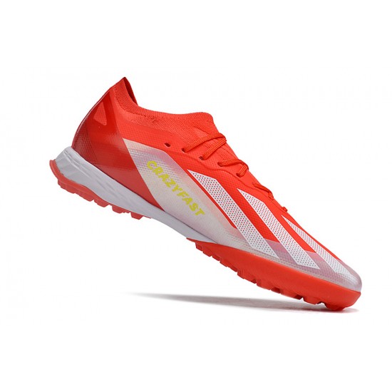 Adidas X Speedportal.1 TF Red and White Men's Football Boots