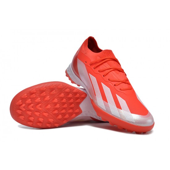 Adidas X Speedportal.1 TF Red and White Men's Football Boots