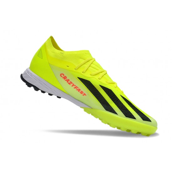 Adidas X Speedportal.1 TF Yellow Black Men's Football Boots