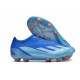 Adidas x23crazyfast.1 FG Low Football Boots Blue Silver Orange For Men/Women