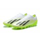 Adidas x23crazyfast.1 FG Low Football Boots White Black Green For Men