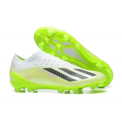 Adidas x23crazyfast.1 FG Low Football Boots White Black Green For Men 