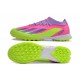 Adidas x23crazyfast.1 TF Low Football Boots Pink Purple Green For Men/Women