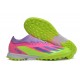 Adidas x23crazyfast.1 TF Low Football Boots Pink Purple Green For Men/Women