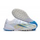 Adidas x23crazyfast.1 TF Low Football Boots White Blue Gold For Men/Women