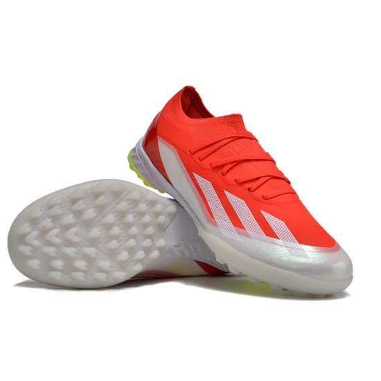 Adidas x23crazyfast.1 TF Football Boots Red Grey For Men/Women