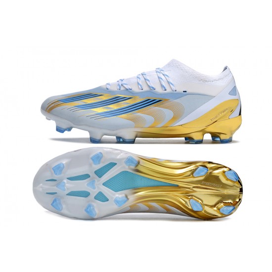 Adidas x23crazyfast.1 TF Football Boots White Blue Gold For Men/Women