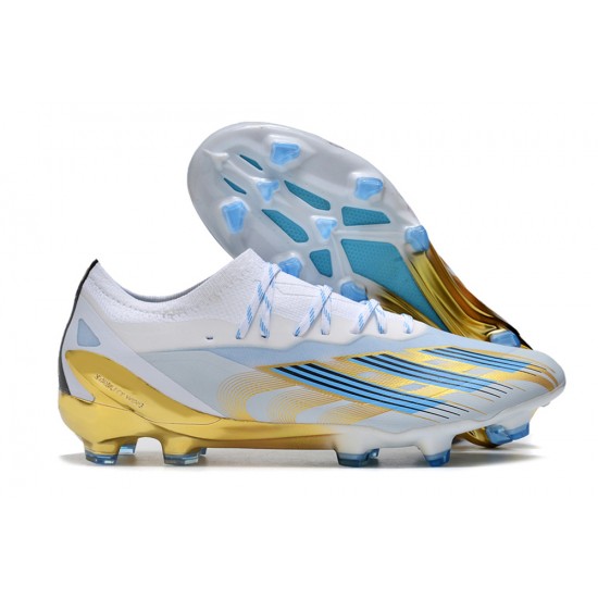 Adidas x23crazyfast.1 TF Football Boots White Blue Gold For Men/Women