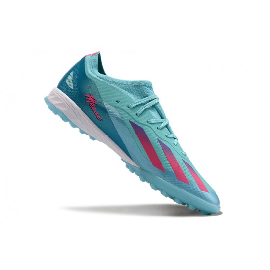 Women/Men Adidas X Speedportal.1 TF Bule and Pink Football Boots