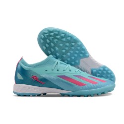 Women/Men Adidas X Speedportal.1 TF Bule and Pink Football Boots