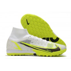 Nike Mercurial Superfly 9 Elite TF 39 45 Black Yellow High Football Boots