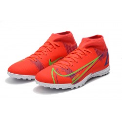 Nike Superfly 8 Academy TF 39 45 Red Yellow High Football Boots