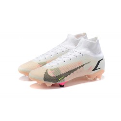 Nike Superfly 8 Elite FG39 45 White Black Football Boots