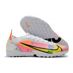 Nike Vapor 14 Academy TF 39 45 White Orange Black Low Football Boots