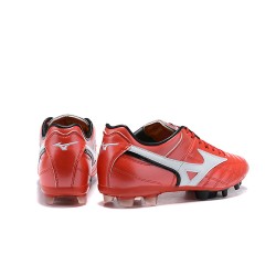 Mizuno Wave Cup Legend FG Red Black White Low Men Football Boots