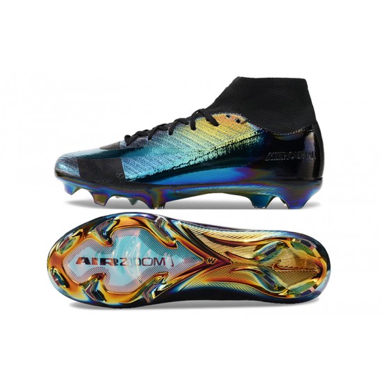 Nike Mercurial Superfly 10 Elite FG Black Gold Men's Football Boots