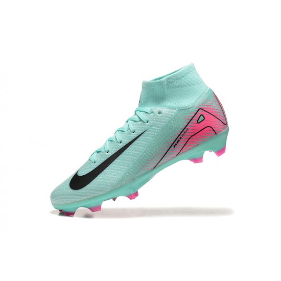 Nike Mercurial Superfly 10 Elite FG Black and Pink Men's Football Boots