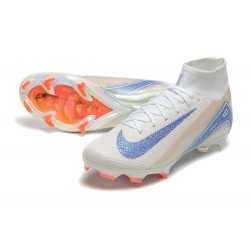 Nike Mercurial Superfly 10 Elite FG Blue and White Men's Football Boots