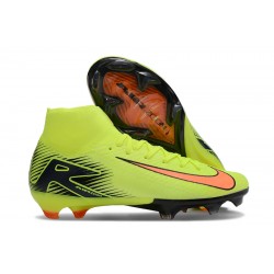 Nike Mercurial Superfly 10 Elite FG Chartreuse and Orange Men's Football Boots