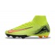 Nike Mercurial Superfly 10 Elite FG Chartreuse and Orange Men's Football Boots