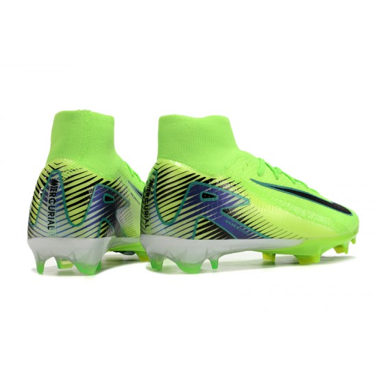 Nike Mercurial Superfly 10 Elite FG Green and Black Men's Football Boots