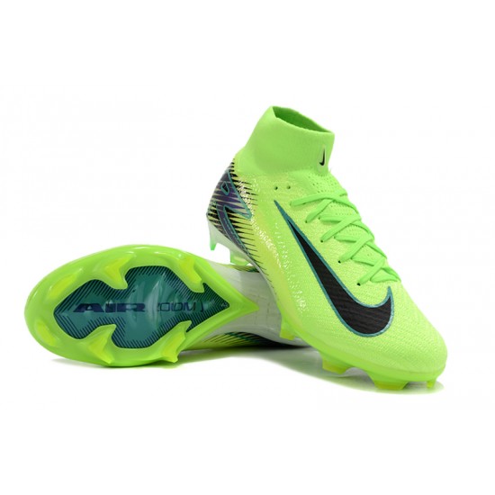 Nike Mercurial Superfly 10 Elite FG Green and Black Men's Football Boots