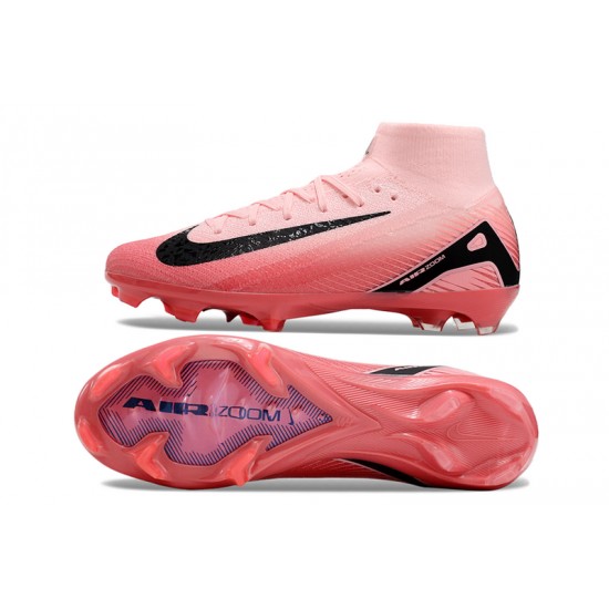 Nike Mercurial Superfly 10 Elite FG Men's Black annd Pink Football Boots